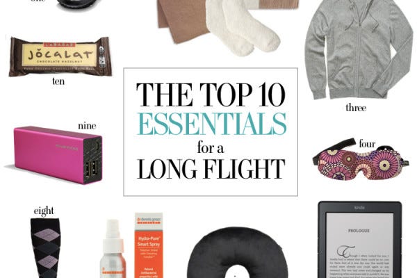 Travel Style: 10 Essentials for Long Flights from Hitha On the Go
