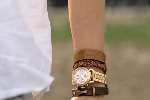 Borrowed from the Boys: <br /> Leather Accessories for Spring