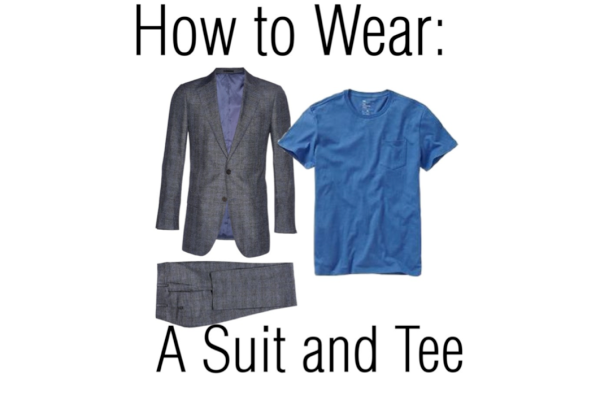 Would You Wear It? Suit and T-Shirt