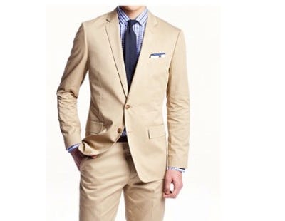 Style Roundup: 7 Khaki Suits for Summer > Style Girlfriend